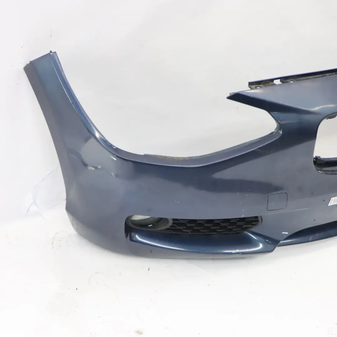 BMW F20 F21 Bumper Front Trim Panel Covering Tiefseeblau Blue Metallic - A76 - SKU 0038868-DSB3 - Part number 0038868