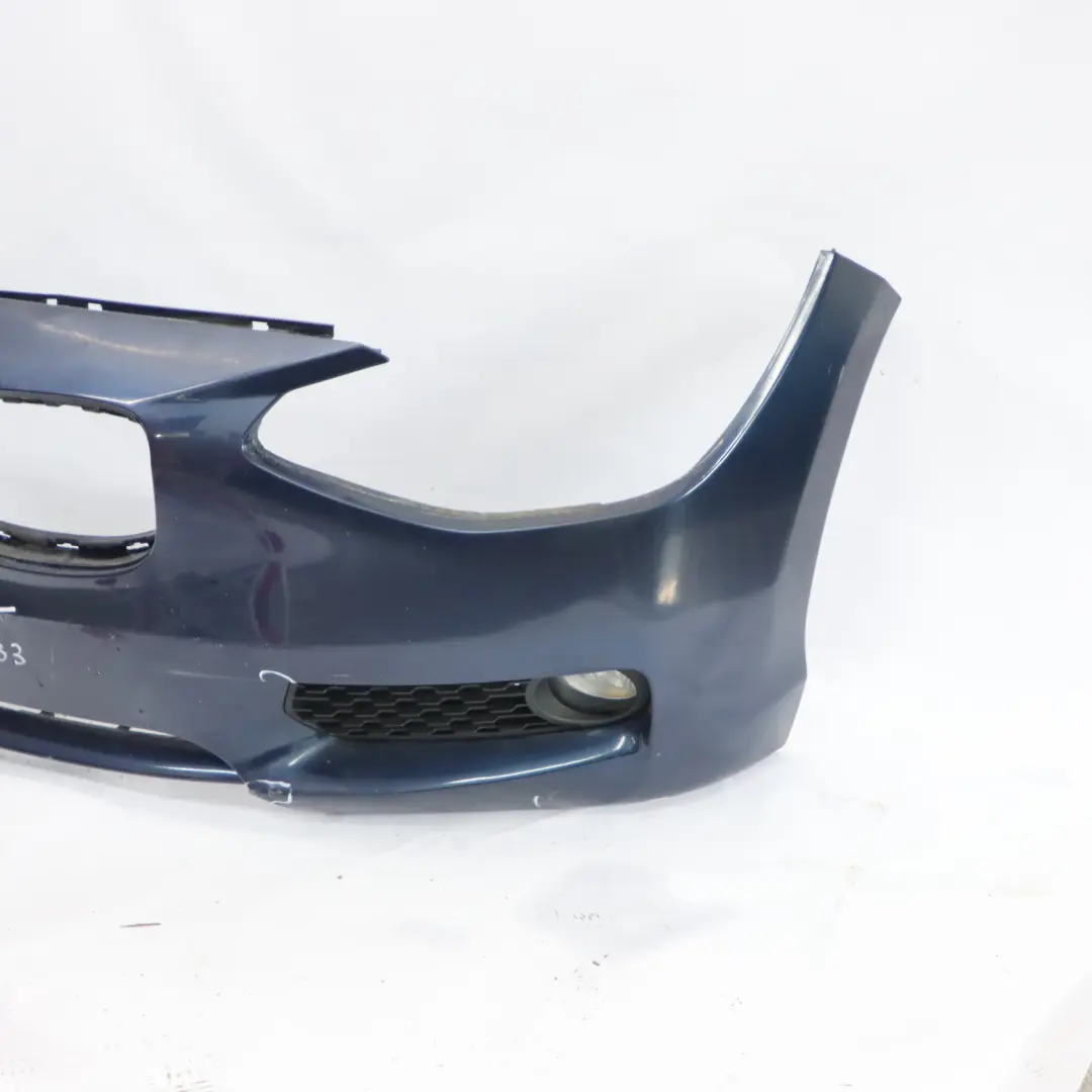 BMW F20 F21 Bumper Front Trim Panel Covering Tiefseeblau Blue Metallic - A76 - SKU 0038868-DSB3 - Part number 0038868