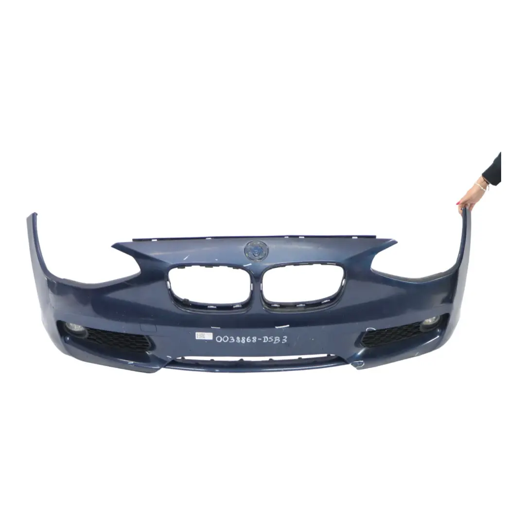 BMW F20 F21 Zderzak Przedni Tiefseeblau Niebieski Metalik - A76 - SKU 0038868-DSB3 - Numer Części 0038868