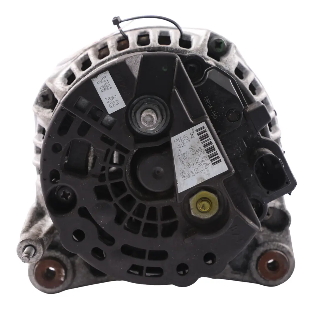 Alternateur de moteur 120A Bosch pour Volkswagen Crafter 2.0 TDI à propos du numéro de pièce 028903028E Volkswagen Crafter 2.0 TDI Alternateur de moteur 120A Bosch - SKU 028903028E - Numéro de pièce 028903028E