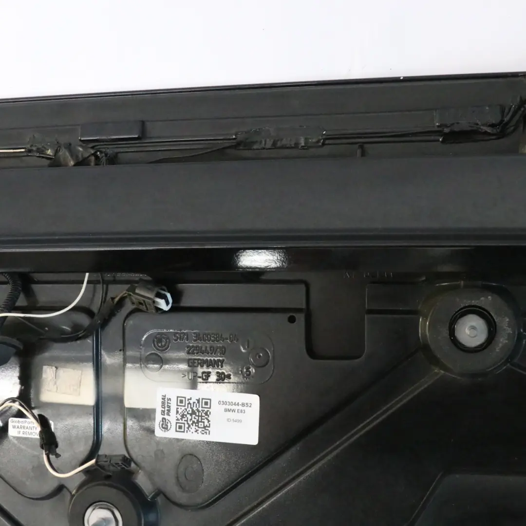 Spoiler Aileron Hayon Noir Sapphire Metallique 3400384 BMW X3 E83 LCI - SKU 0303044-BS2 - Numéro de pièce 0303044-BS2