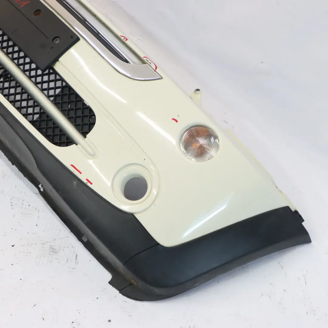 Front Bumper Complete Trim Panel Covering Pepper White - 850 to Mini R50 R52 with Part number 0308997 Mini R50 R52 Front Bumper Complete Trim Panel Covering Pepper White - 850 - SKU 0308997-PW1 - Part number 0308997