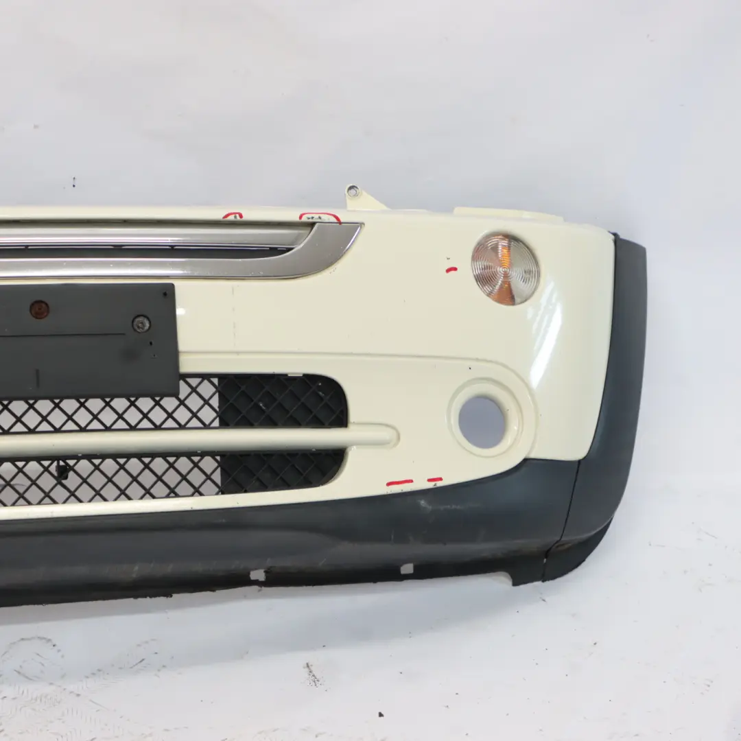 Front Bumper Complete Trim Panel Covering Pepper White - 850 to Mini R50 R52 with Part number 0308997 Mini R50 R52 Front Bumper Complete Trim Panel Covering Pepper White - 850 - SKU 0308997-PW1 - Part number 0308997