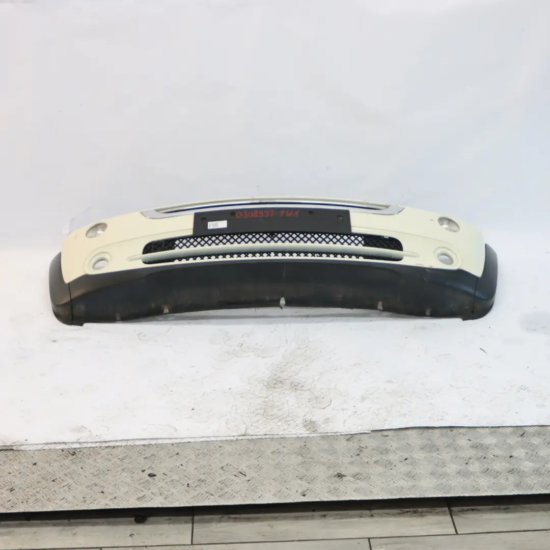 Front Bumper Complete Trim Panel Covering Pepper White - 850 to Mini R50 R52 with Part number 0308997 Mini R50 R52 Front Bumper Complete Trim Panel Covering Pepper White - 850 - SKU 0308997-PW1 - Part number 0308997