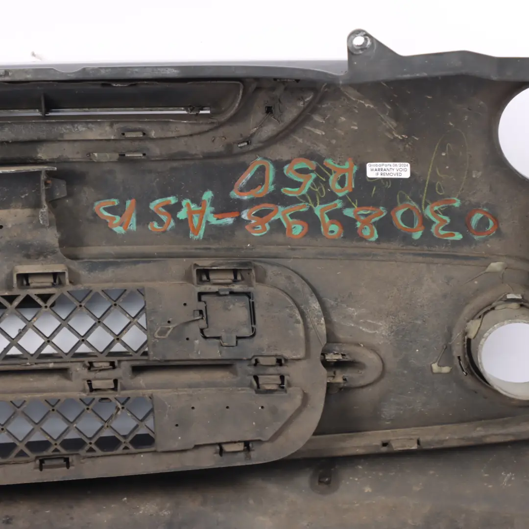 Complete Front Bumper Panel Astro Black Metallic - A25 to Mini R50 R52 with Part number 0308998 Mini R50 R52 Complete Front Bumper Panel Astro Black Metallic - A25 - SKU 0308998-ASB - Part number 0308998