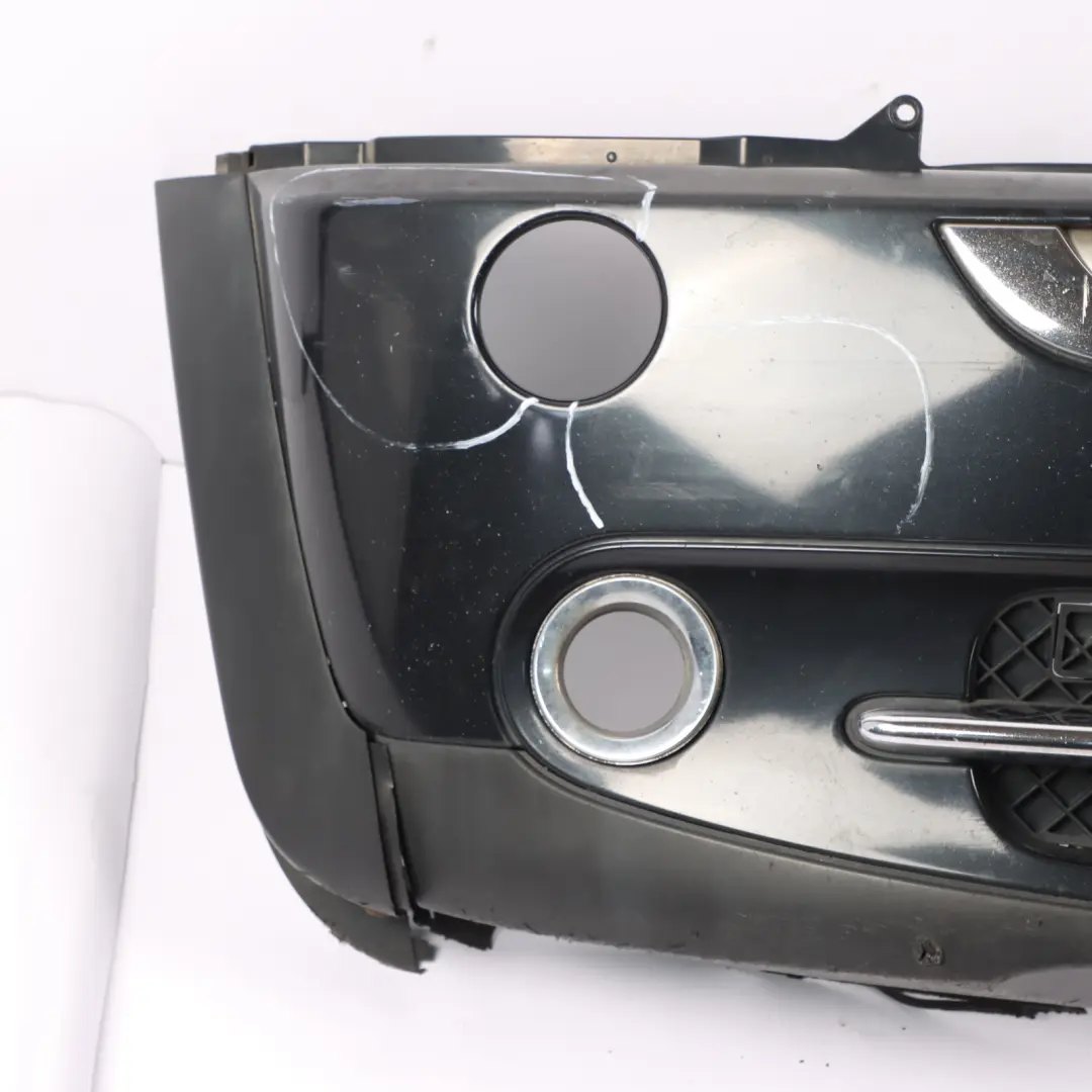 Mini R50 R52 Complete Front Bumper Panel Astro Black Metallic - A25 - SKU 0308998-ASB - Part number 0308998