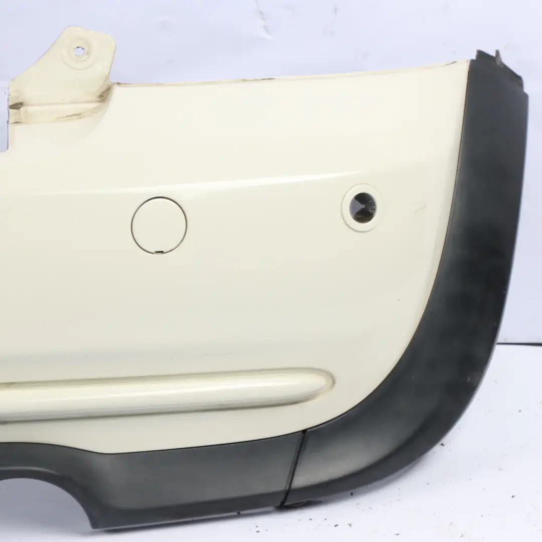 Mini Cabrio R52 Stoßstange Hinten PDC Pepper Weiß 850 - SKU 0309181-PW - Teilenummer 0309181