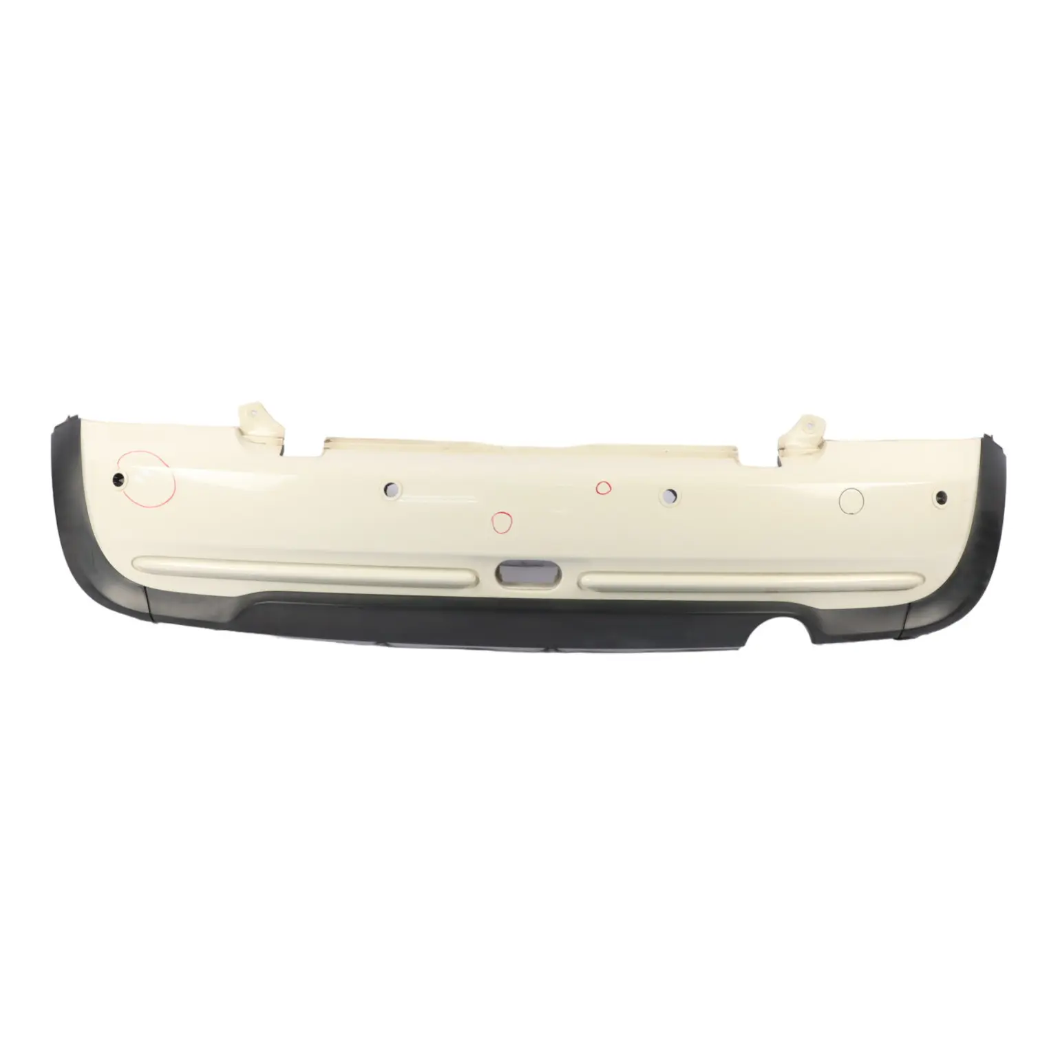 Mini Cabrio R52 Stoßstange Hinten PDC Pepper Weiß 850
