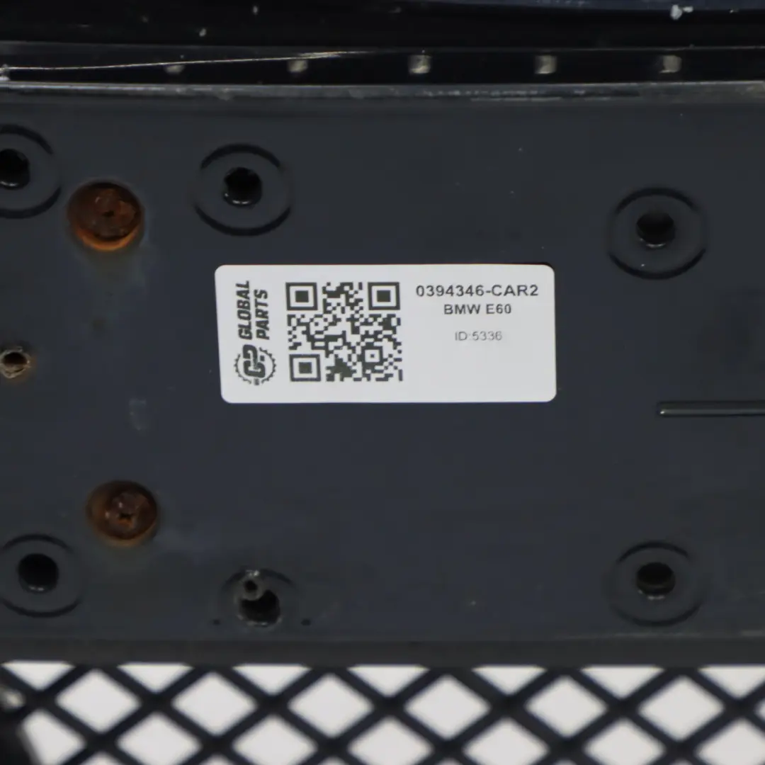 Front Bumper BMW E60 M Sport Trim Panel Carbonschwarz Black Metallic - 416 to with Part number 0394346 Front Bumper BMW E60 M Sport Trim Panel Carbonschwarz Black Metallic - 416 - SKU 0394346-CAR2 - Part number 0394346