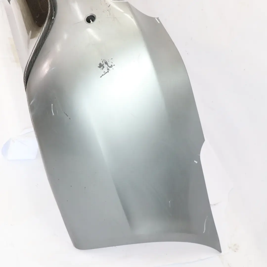 BMW E61 Touring M Sport Rear Bumper Panel PDC Silbergrau Silver Grey - A08 - SKU 0394703-SBG - Part number 0394703