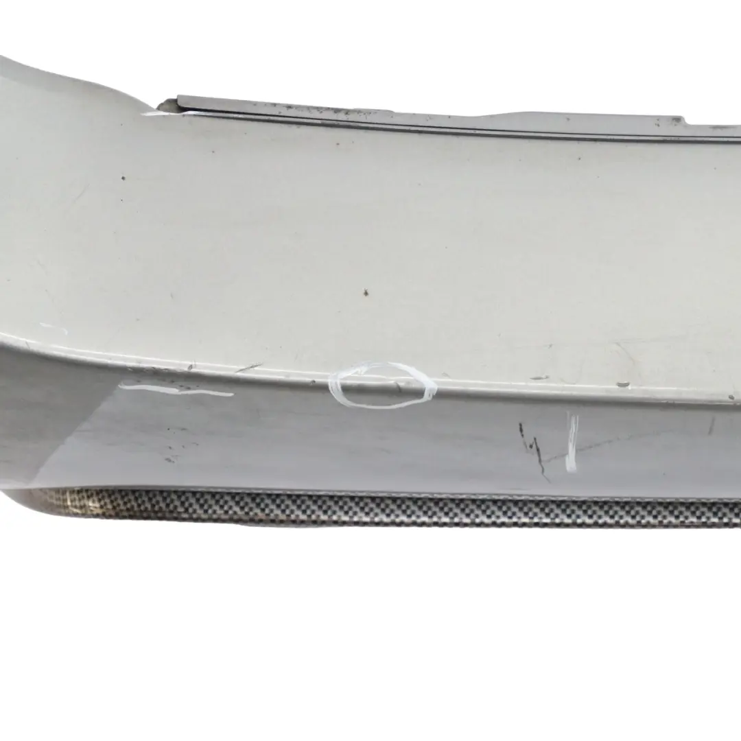 BMW E61 Touring M Sport Rear Bumper Panel PDC Silbergrau Silver Grey - A08 - SKU 0394703-SBG - Part number 0394703