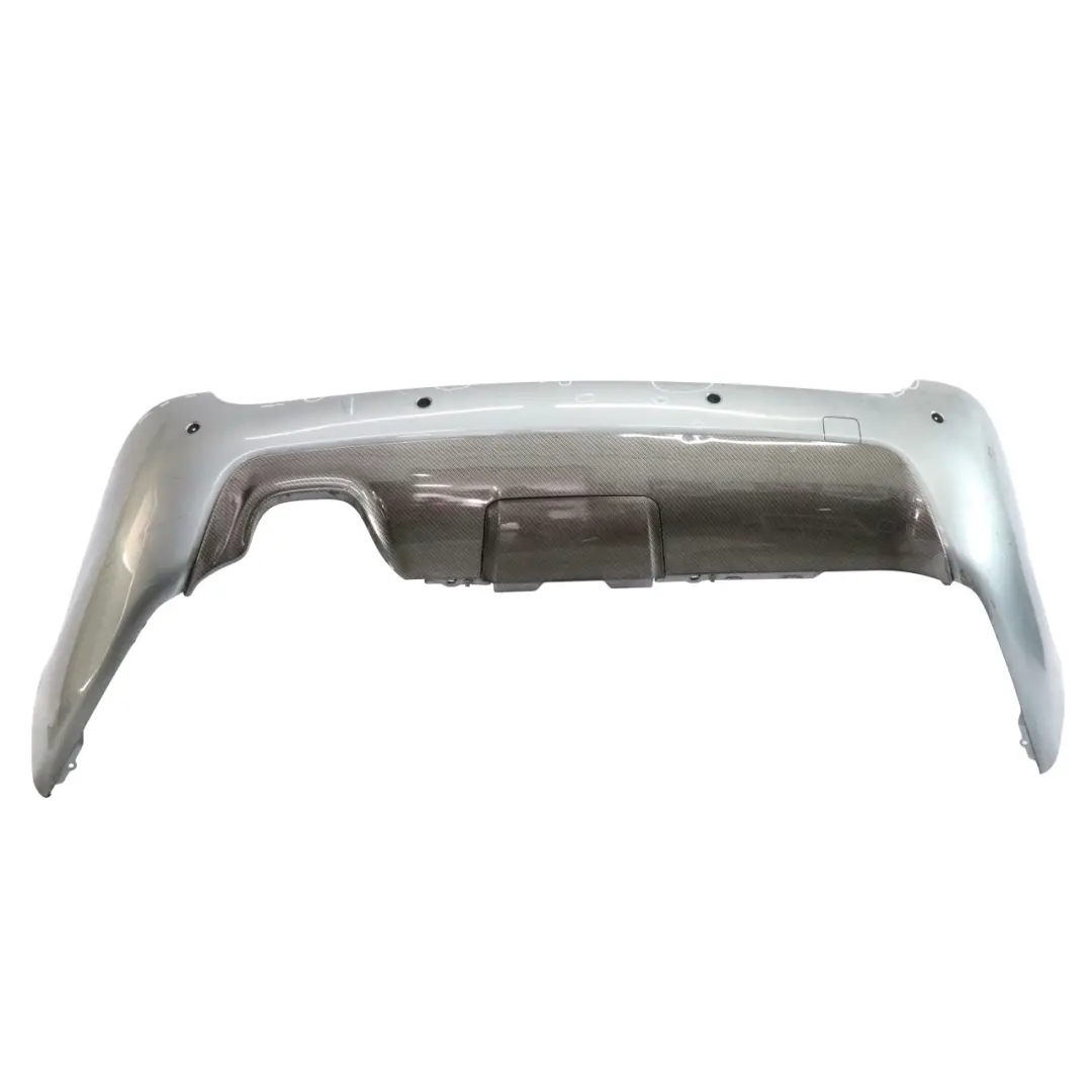 BMW E61 Touring M Sport Rear Bumper Panel PDC Silbergrau Silver Grey - A08 - SKU 0394703-SBG - Part number 0394703