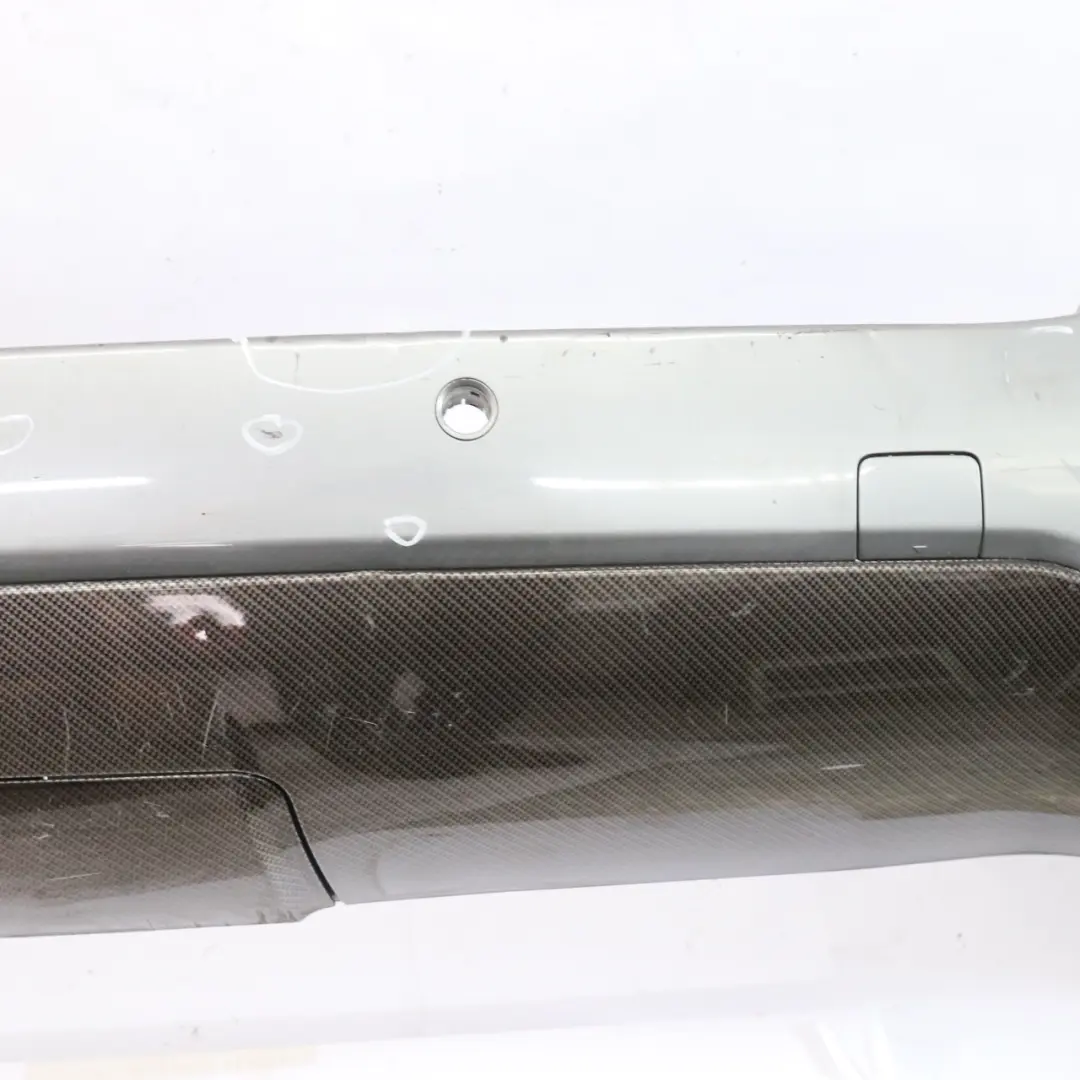 BMW E61 Touring M Sport Rear Bumper Panel PDC Silbergrau Silver Grey - A08 - SKU 0394703-SBG - Part number 0394703