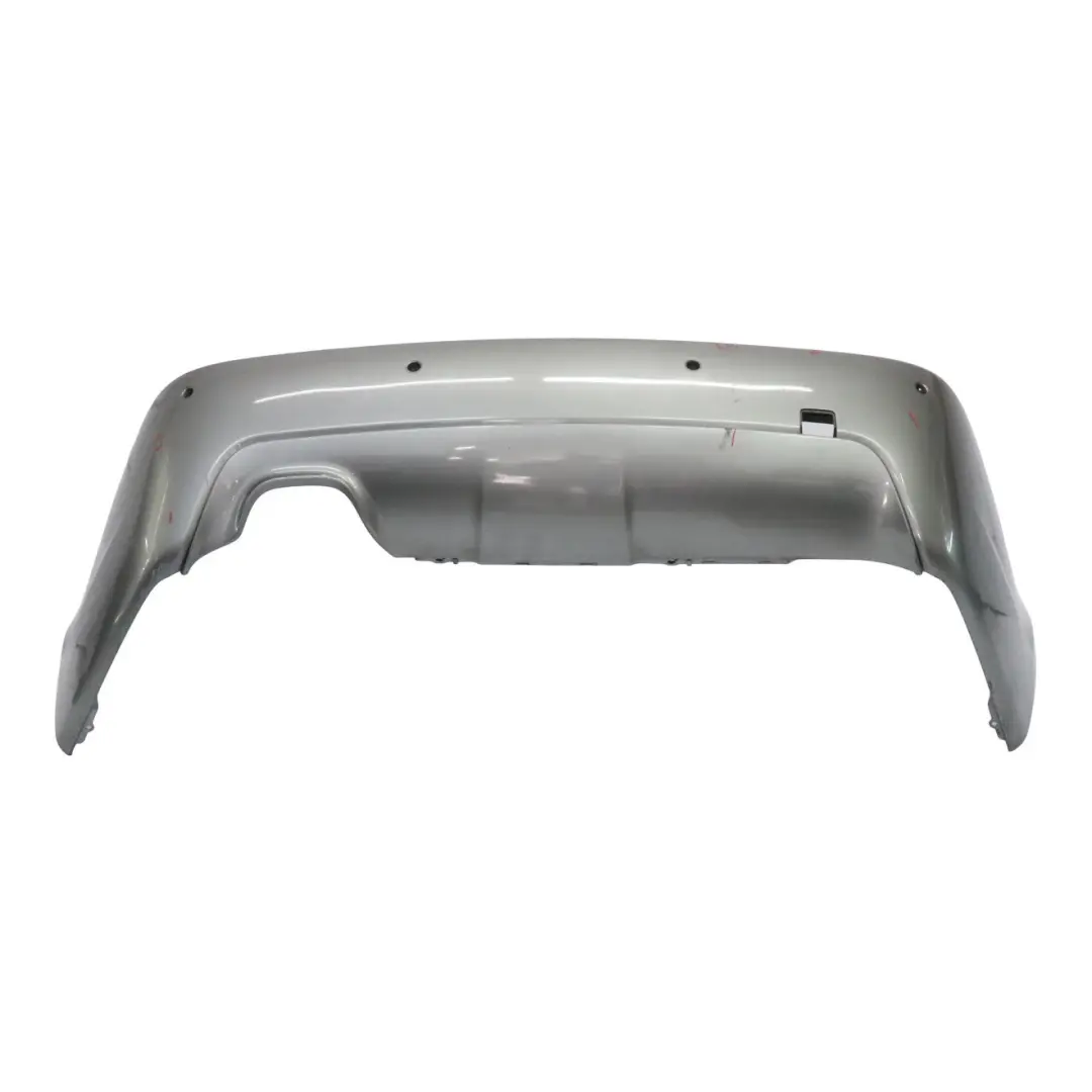 BMW E60 M Sport Rear Bumper Panel PDC Silbergrau Silver Grey Metallic - A08 - SKU 0394707-SBG - Part number 0394707