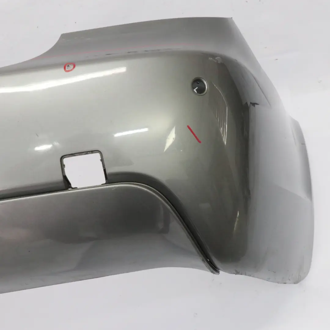 BMW E60 Zderzak Tylny PDC M-Pakiet Silbergrau Szary Metalik - A08 - SKU 0394707-SBG - Numer Części 0394707