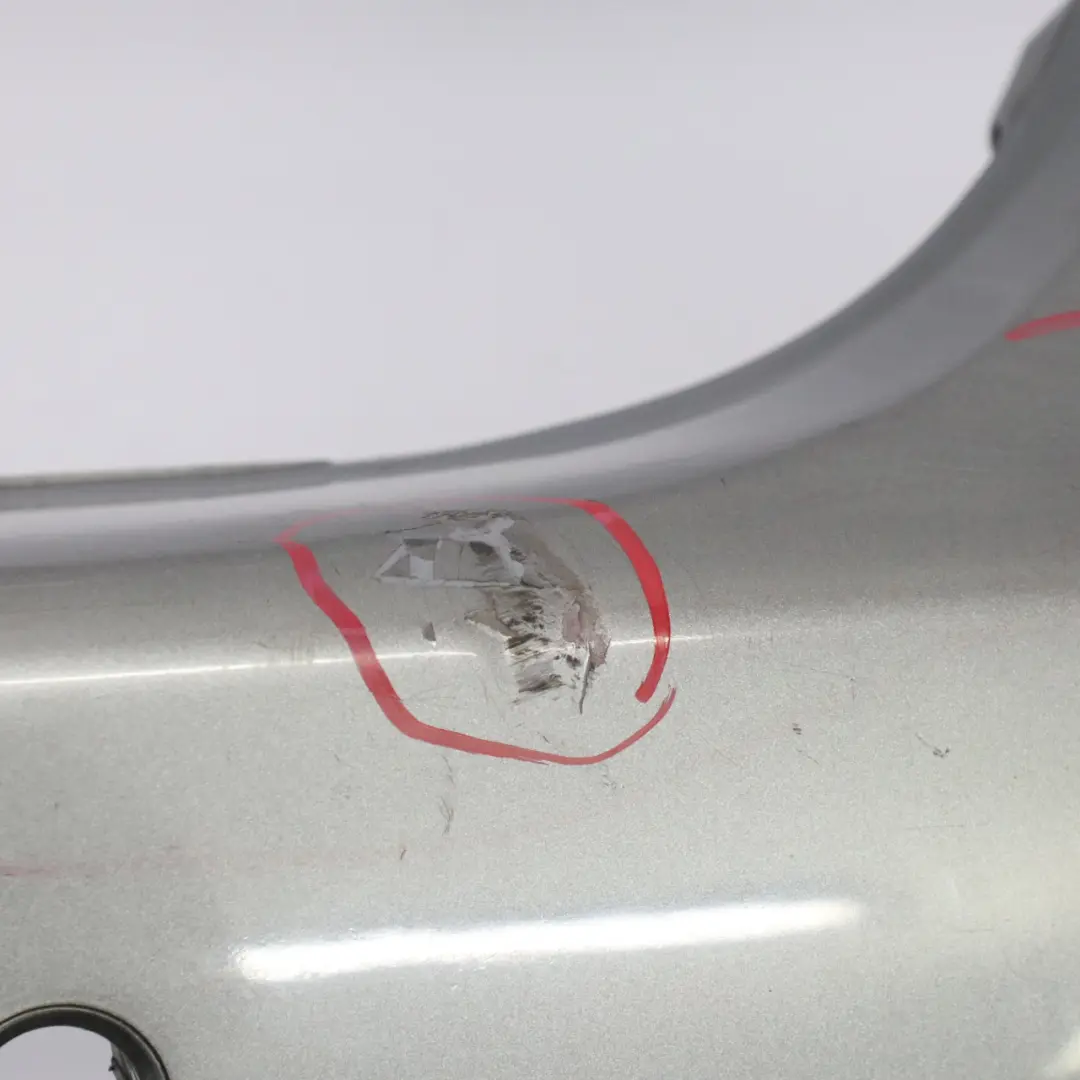 Bumper Panel PDC Silbergrau Silver Grey Metallic - A08 to BMW E60 M Sport Rear with Part number 0394707 BMW E60 M Sport Rear Bumper Panel PDC Silbergrau Silver Grey Metallic - A08 - SKU 0394707-SBG - Part number 0394707