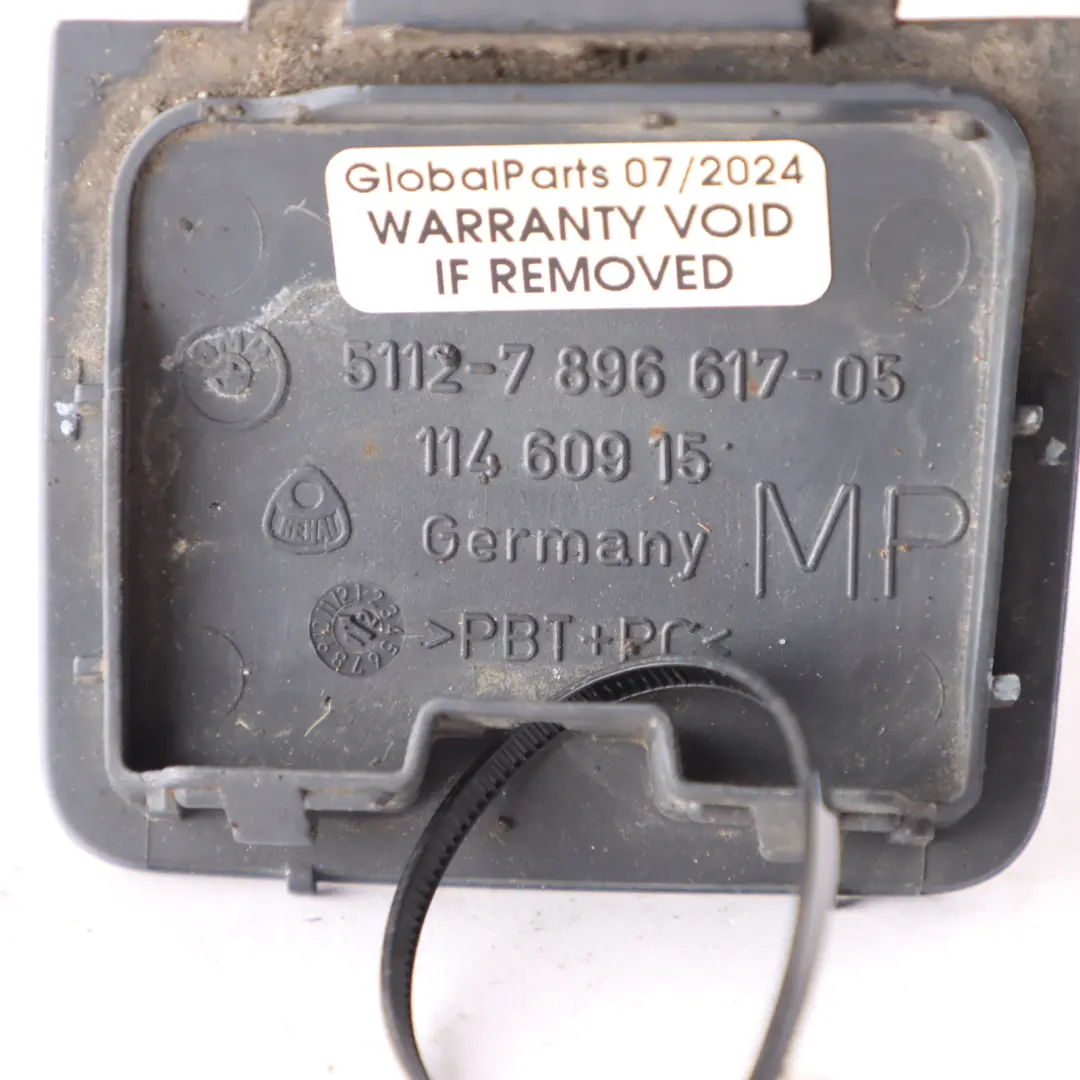 BMW E60 M Sport Rear Bumper Towing Eye Hook Cover Flap Carbon Black 416 7896617 - SKU 0395209-CAR1 - Part number 0395209