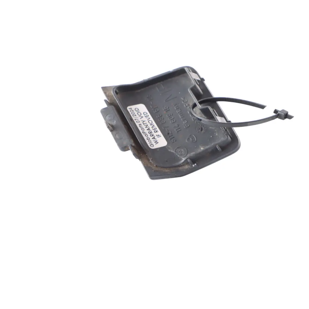 Bumper Towing Eye Hook Cover Flap Carbon Black 416 7896617 to BMW E60 M Sport Rear with Part number 0395209 BMW E60 M Sport Rear Bumper Towing Eye Hook Cover Flap Carbon Black 416 7896617 - SKU 0395209-CAR1 - Part number 0395209