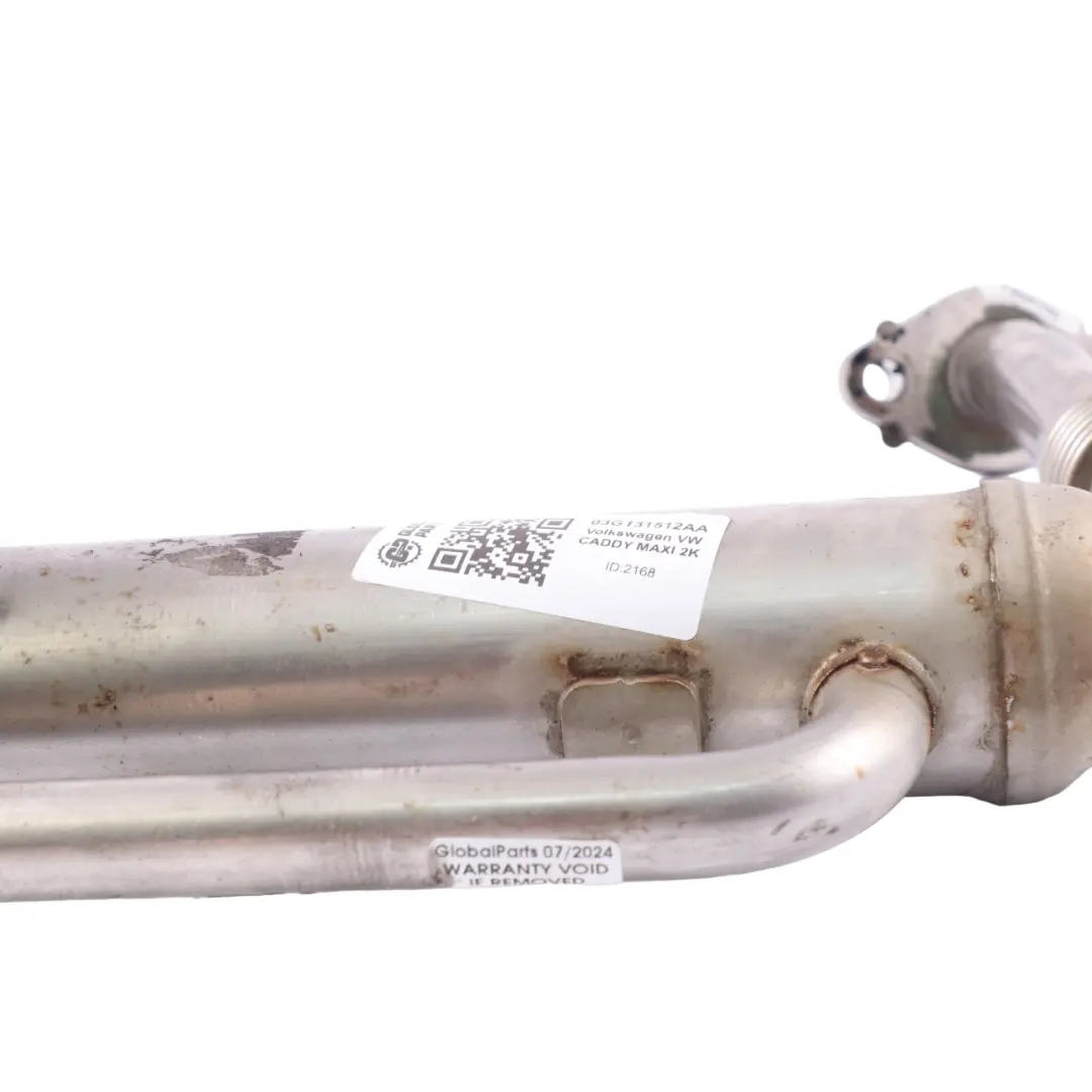 Volkswagen Caddy 1.9 TDI BLS Motor AGR Auspuffkühler - SKU 03G131512AA - Teilenummer 03G131512AA