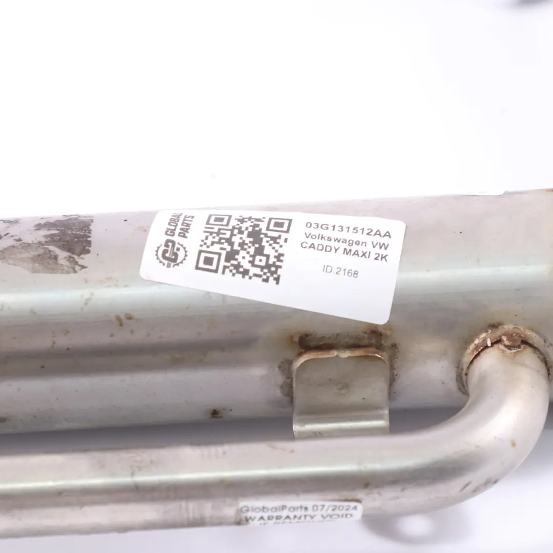 Refrigerador de escape para Volkswagen Caddy 1.9 TDI BLS Motor EGR con número de pieza 03G131512AA Volkswagen Caddy 1.9 TDI BLS Motor EGR Refrigerador de escape - SKU 03G131512AA - Número de pieza 03G131512AA