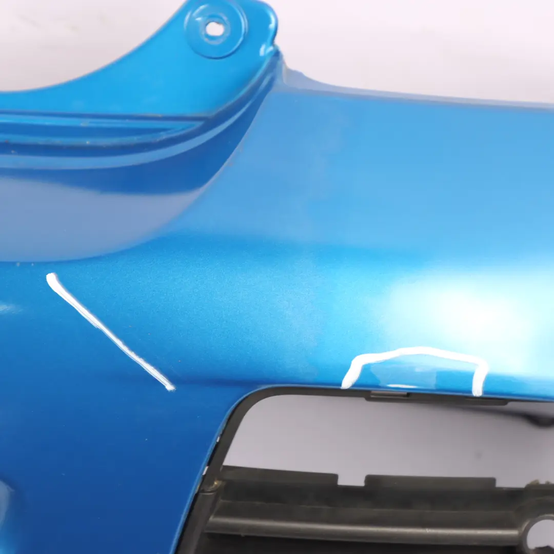 Mini Cooper S R56 R57 Complete Rear Bumper Trim JCW Aerokit Laser Blue - A59 - SKU 0413367-LAB - Part number 0413367