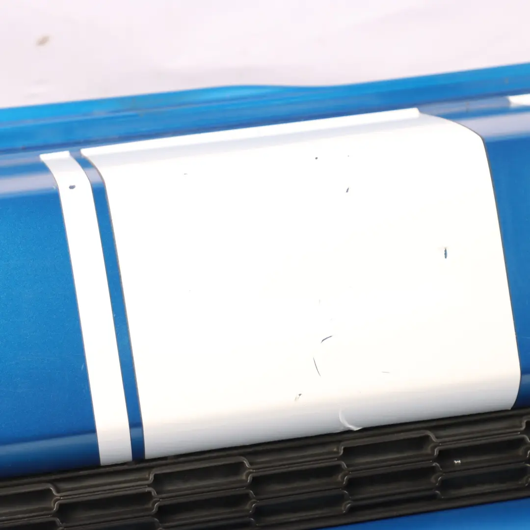 Mini Cooper S R56 R57 Complete Rear Bumper Trim JCW Aerokit Laser Blue - A59 - SKU 0413367-LAB - Part number 0413367