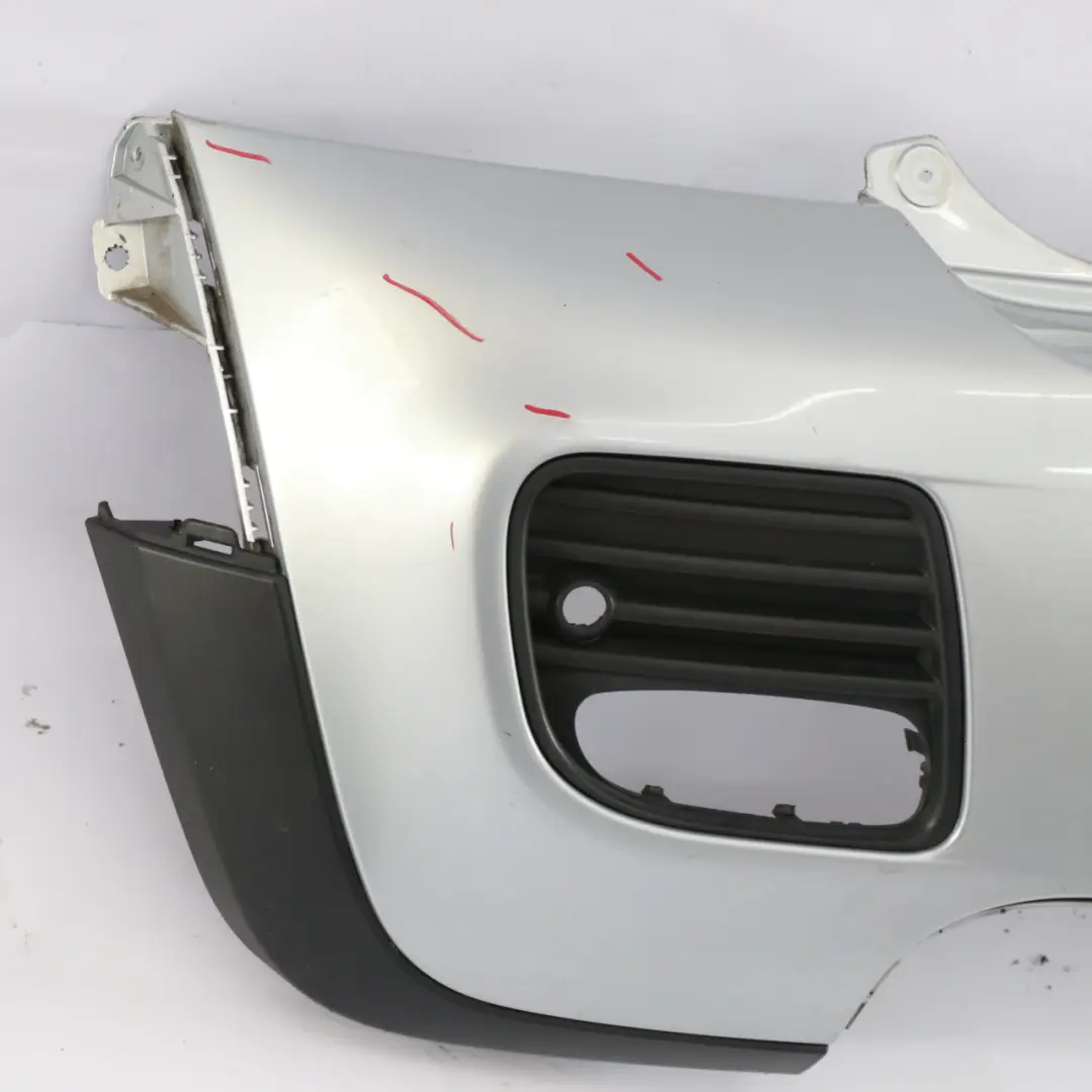 Mini Cooper S R56 R57 Rear Bumper Trim JCW PDC Pure Silver Metallic - 900 - SKU 0413367-PS - Part number 0413367