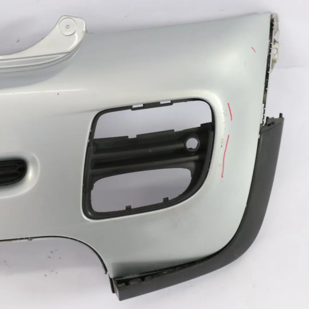 Mini Cooper S R56 R57 Rivestimento paraurti posteriore JCW PDC Pure Silver - 900 - SKU 0413367-PS - Numero di parte 0413367