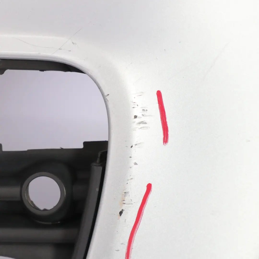 Mini Cooper S R56 R57 Rear Bumper Trim JCW PDC Pure Silver Metallic - 900 - SKU 0413367-PS - Part number 0413367