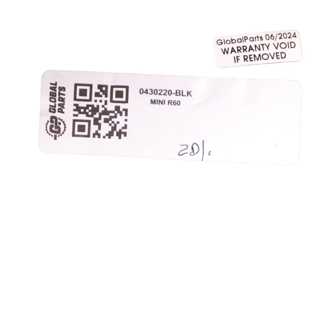 Mirror Wing Cap Power Fold Black to Mini R60 with Part number 0430220 Mini R60 Mirror Wing Cap Power Fold Black - SKU 0430220-BLK - Part number 0430220