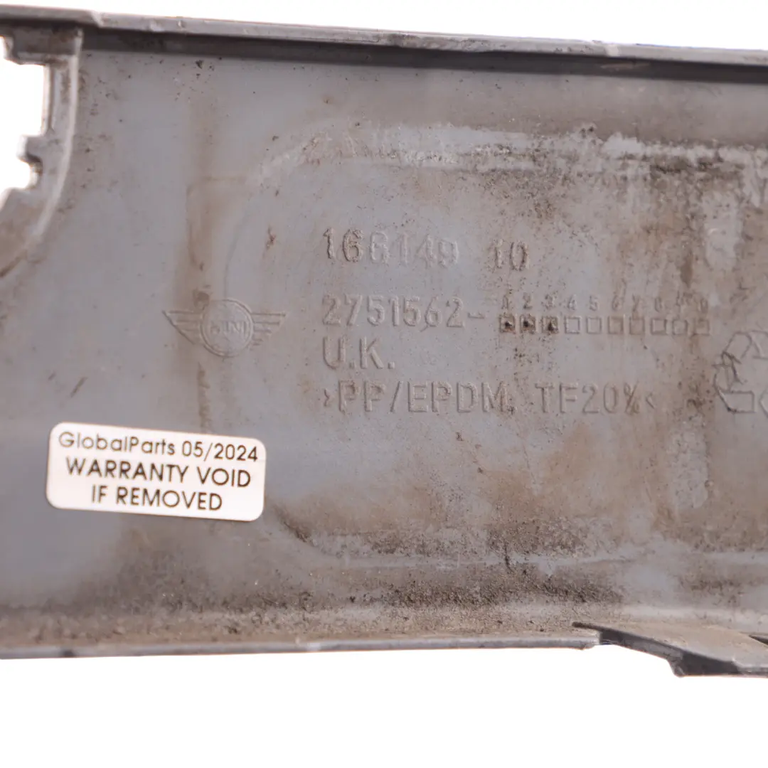 Front Bumper Trim Mini R55 R56 R57 Panel Right O/S Horizon Blue Metallic - A93 to with Part number 0430224 Front Bumper Trim Mini R55 R56 R57 Panel Right O/S Horizon Blue Metallic - A93 - SKU 0430224-HB - Part number 0430224