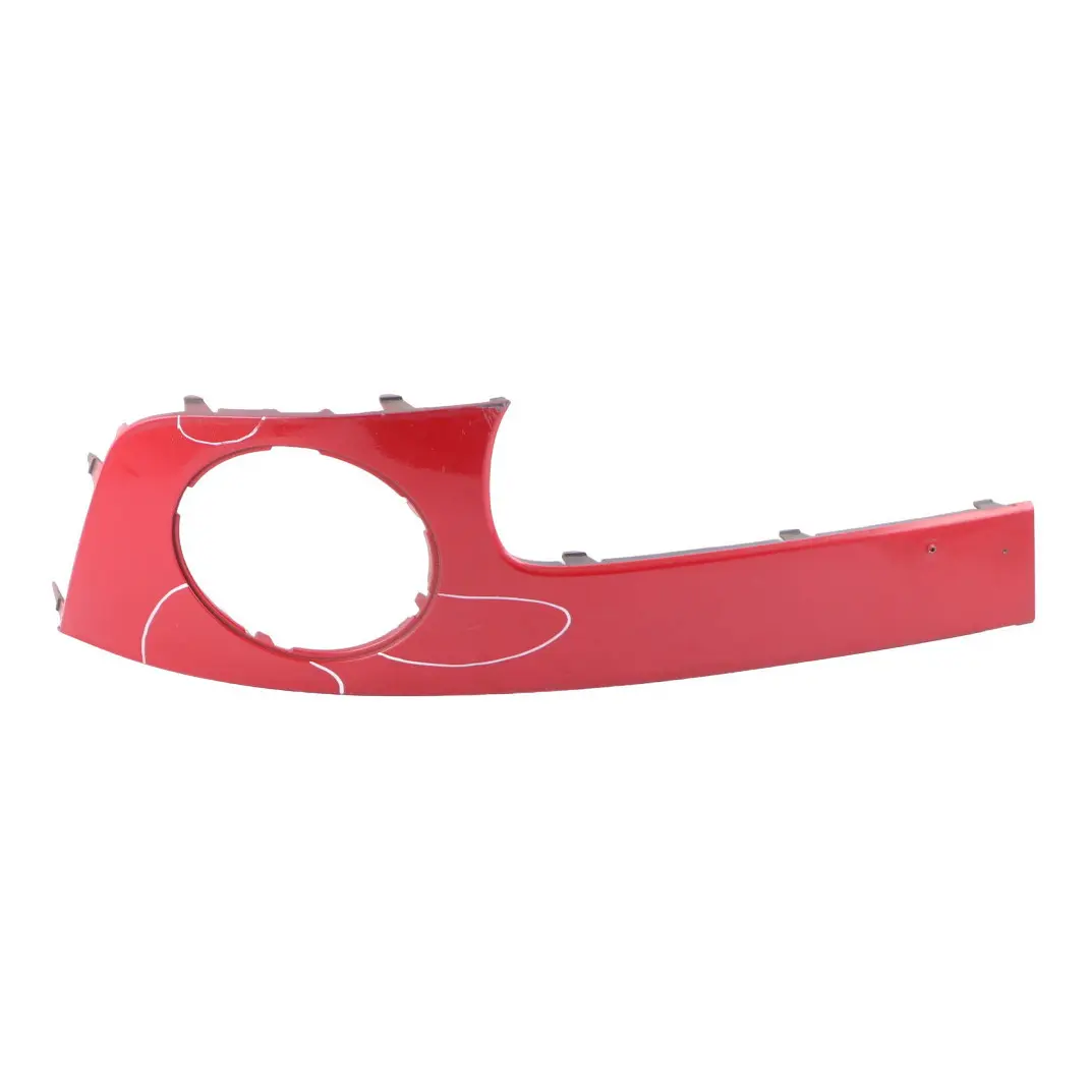 Front Bumper Trim Panel Left N/S Chili Red - 851 to Mini Cooper R55 R56 R57 with Part number 0430225 Mini Cooper R55 R56 R57 Front Bumper Trim Panel Left N/S Chili Red - 851 - SKU 0430225-CHRED3 - Part number 0430225