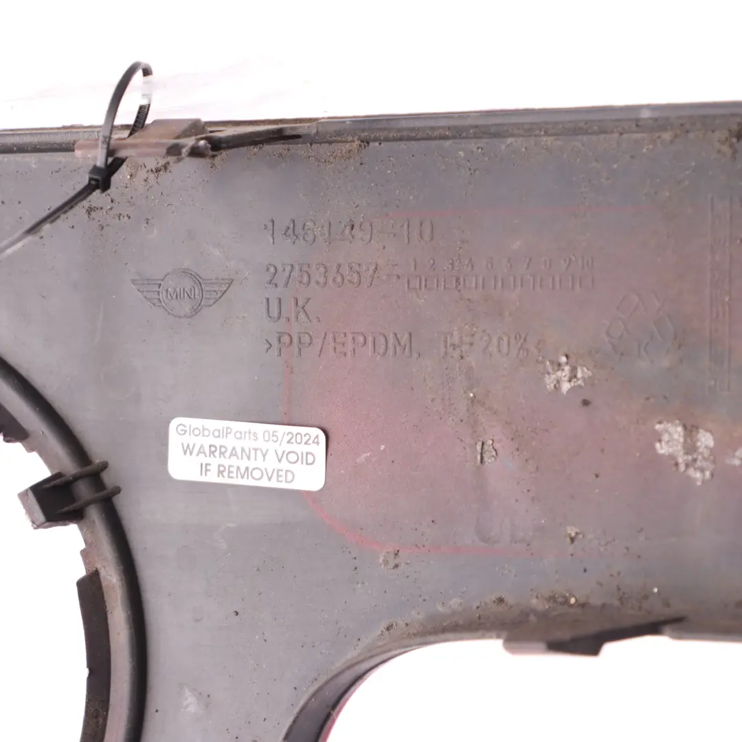 Front Bumper Trim Panel Left N/S Chili Red - 851 to Mini Cooper R55 R56 R57 with Part number 0430225 Mini Cooper R55 R56 R57 Front Bumper Trim Panel Left N/S Chili Red - 851 - SKU 0430225-CHRED3 - Part number 0430225