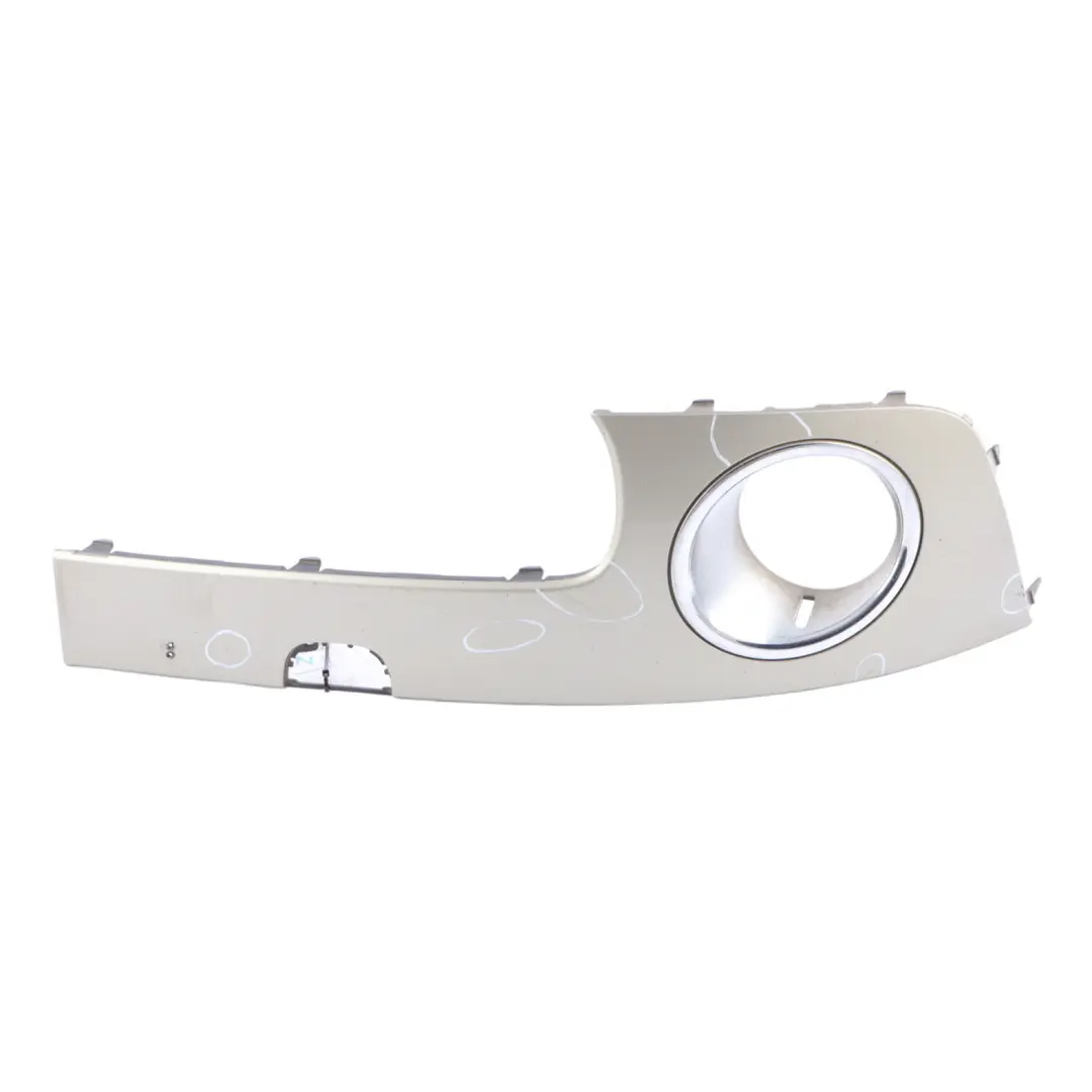 Front Bumper Trim Panel Right O/S Sparkling Silver 2753658 to Mini Cooper R55 R56 with Part number 0430226 Mini Cooper R55 R56 Front Bumper Trim Panel Right O/S Sparkling Silver 2753658 - SKU 0430226-SS3 - Part number 0430226