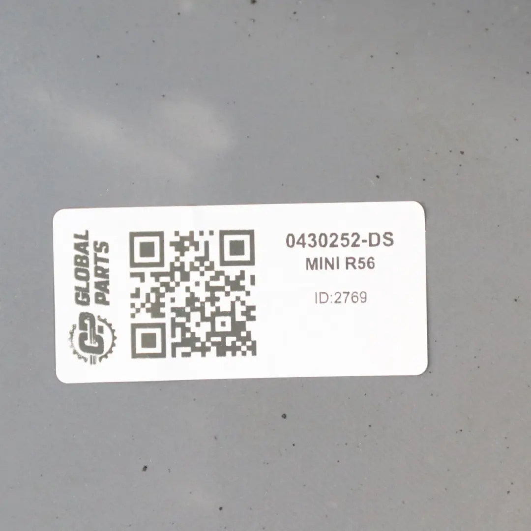 Mini Cooper S R56 R57 Rear Bumper Trim Panel Dark Silver Metallic - 871 - SKU 0430252-DS - Part number 0430252