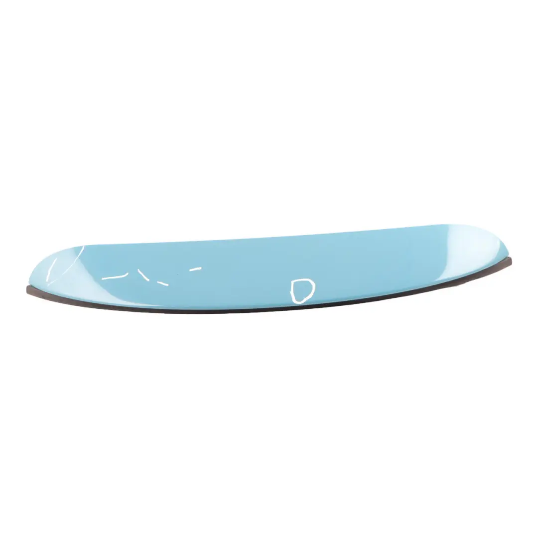 Trunk Lid Spoiler Oxygen Blue - A74 to Mini Cooper R56 Rear with Part number 0430314 Mini Cooper R56 Rear Trunk Lid Spoiler Oxygen Blue - A74 - SKU 0430314-OXB - Part number 0430314