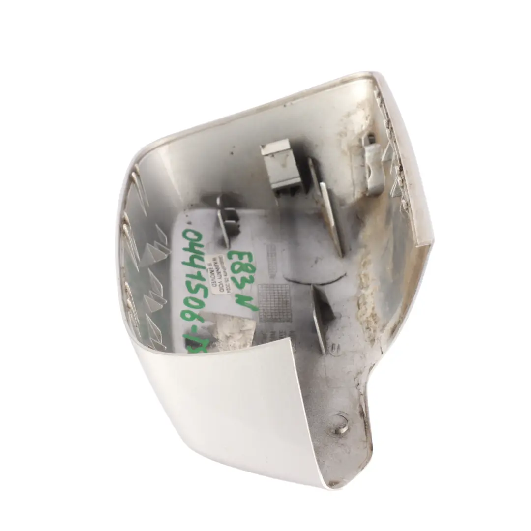 BMW X3 E83 LCI Wing Mirror Cover Cap Casing Right O/S Titan Silver Metallic 354 - SKU 0441506-TS - Part number 0441506