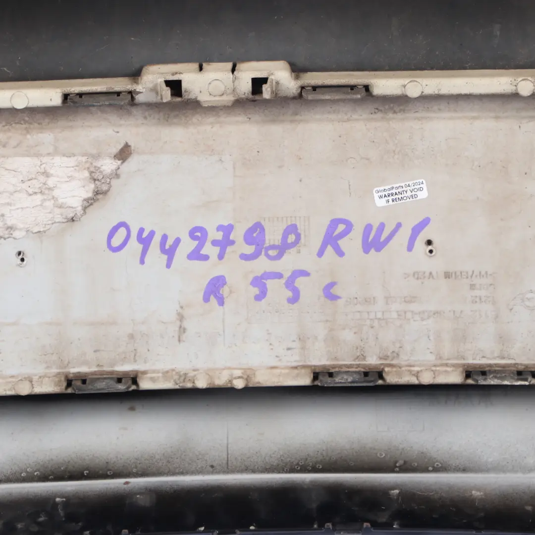 Bumper Trim Panel Pepper White - 850 to Mini Clubman R55 Cooper S Rear with Part number 0442798 Mini Clubman R55 Cooper S Rear Bumper Trim Panel Pepper White - 850 - SKU 0442798-PW1 - Part number 0442798