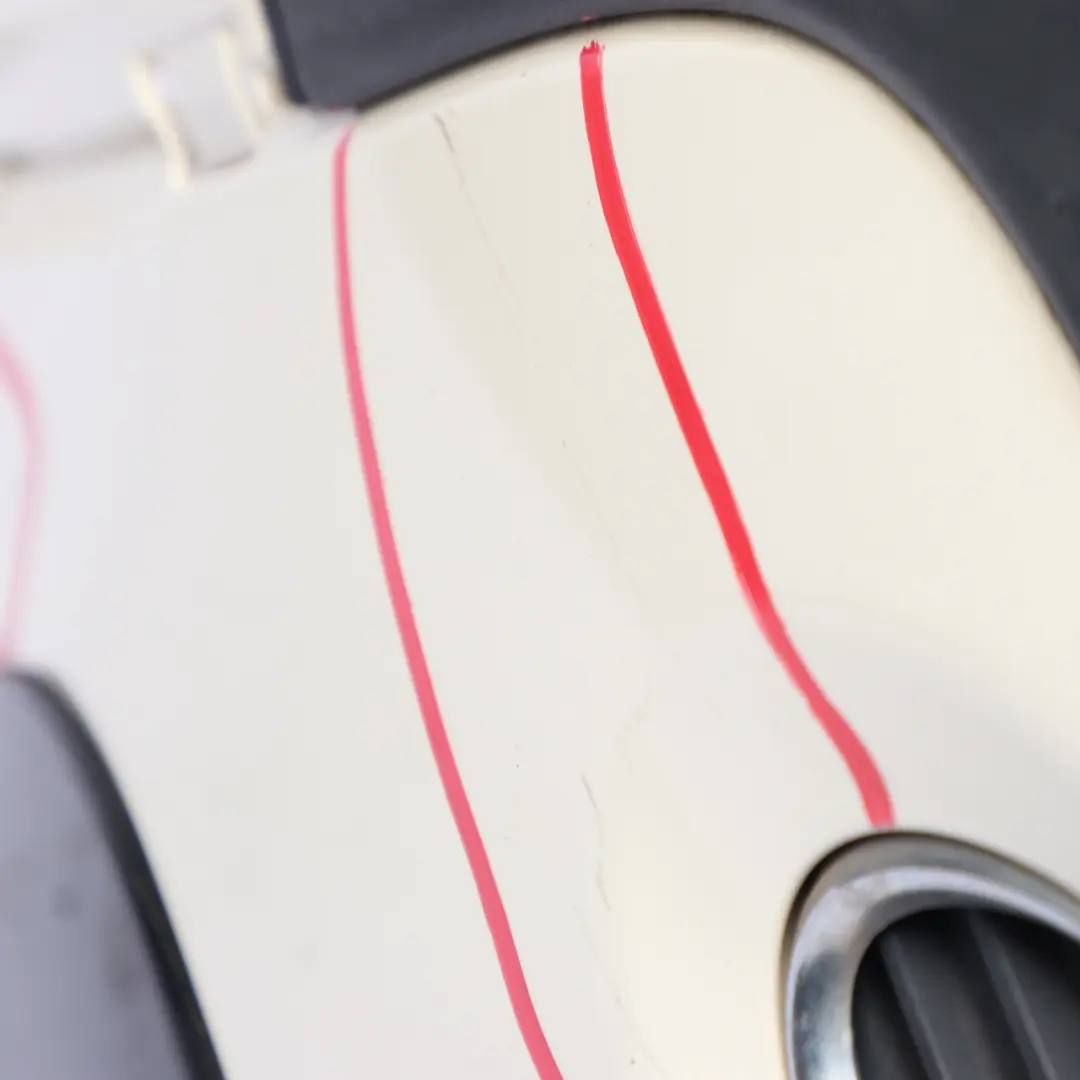 Bumper Trim Panel Pepper White - 850 to Mini Clubman R55 Cooper S Rear with Part number 0442798 Mini Clubman R55 Cooper S Rear Bumper Trim Panel Pepper White - 850 - SKU 0442798-PW1 - Part number 0442798