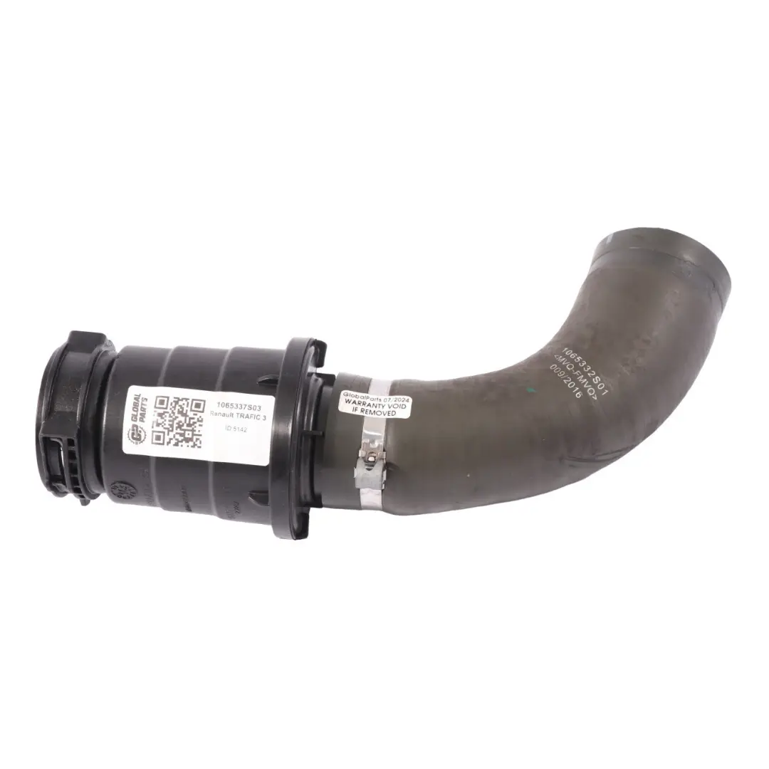 Renault Trafic Mk3 Vauxhall Vivaro B Turbo Connector Intercooler Pipe - SKU 1065337S03 - Part number 1065337S03