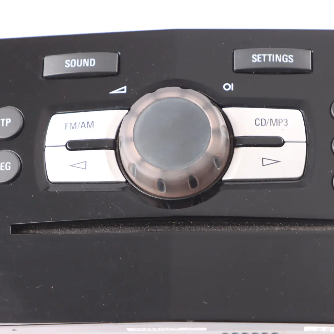 Head Unit Radio CD Player Audio Control to Vauxhall Corsa D with Part number 13257029 Vauxhall Corsa D Head Unit Radio CD Player Audio Control - SKU 13257029 - Part number 13257029