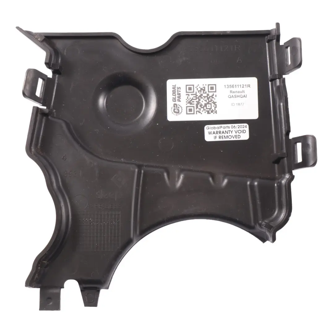 Tapa de la correa de distribución del motor para Nissan Qashqai con número de pieza 135611121R Nissan Qashqai Tapa de la correa de distribución del motor - SKU 135611121R - Número de pieza 135611121R