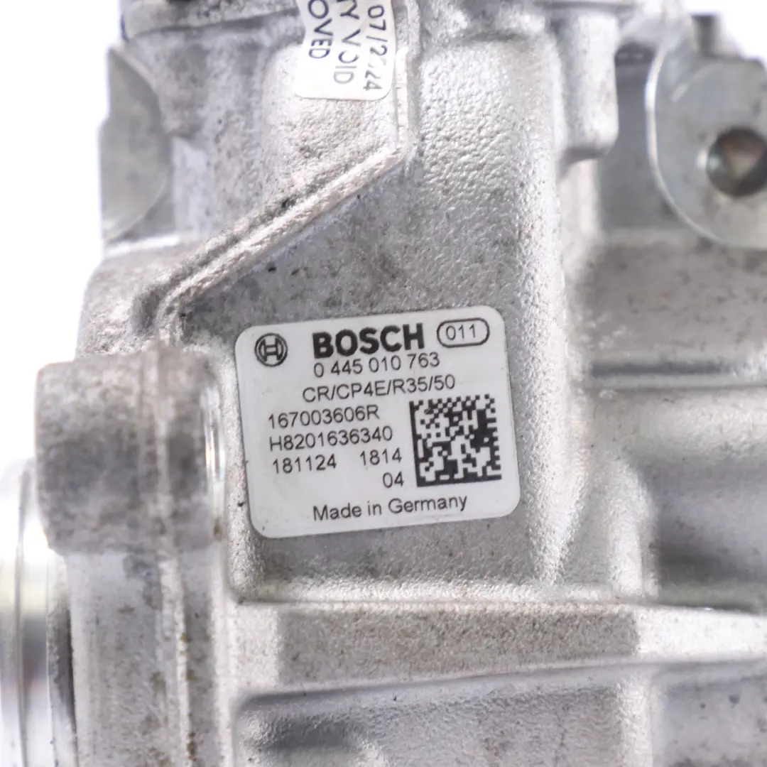 Renault Megane Pompa iniettore carburante Pressione iniezione 144607542R - SKU 167003606R - Numero di parte 167003606R