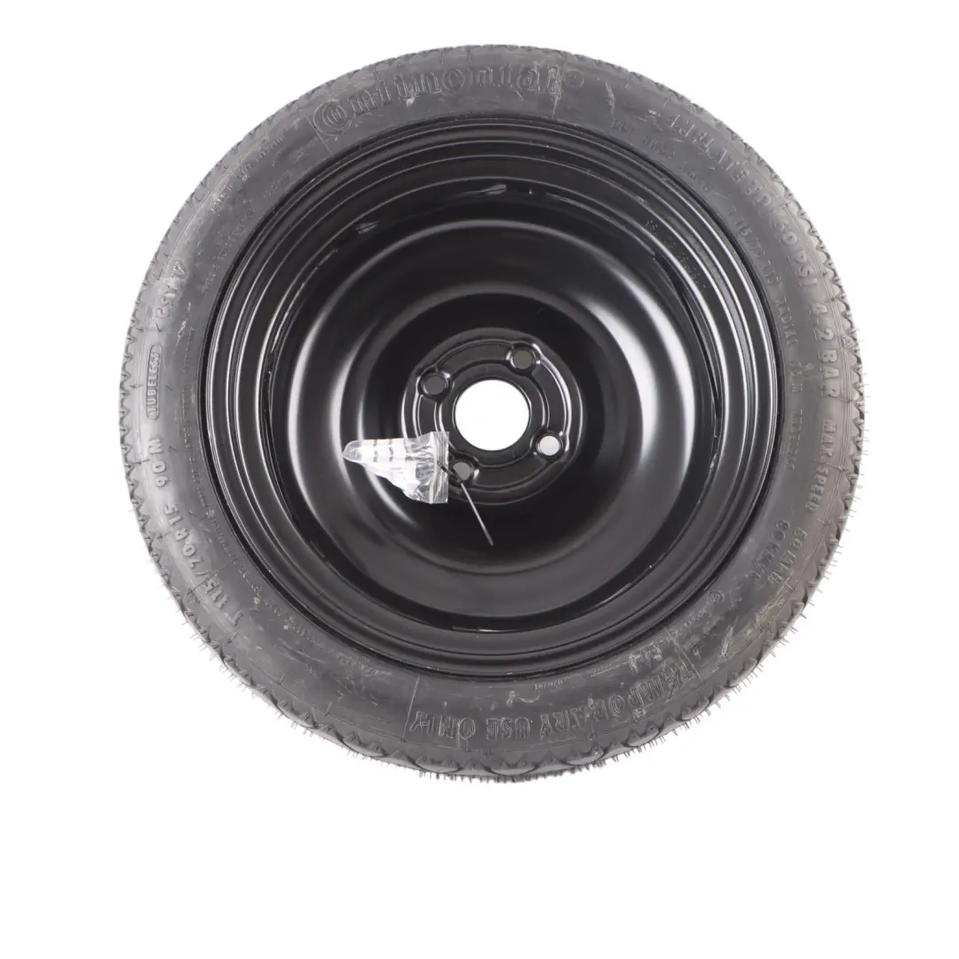 Emergency Spare Wheel Tyre 115/70 R15 to Mini Cooper R50 R56 Continental with Part number 1508367 Mini Cooper R50 R56 Continental Emergency Spare Wheel Tyre 115/70 R15 - SKU 1508367-1 - Part number 1508367