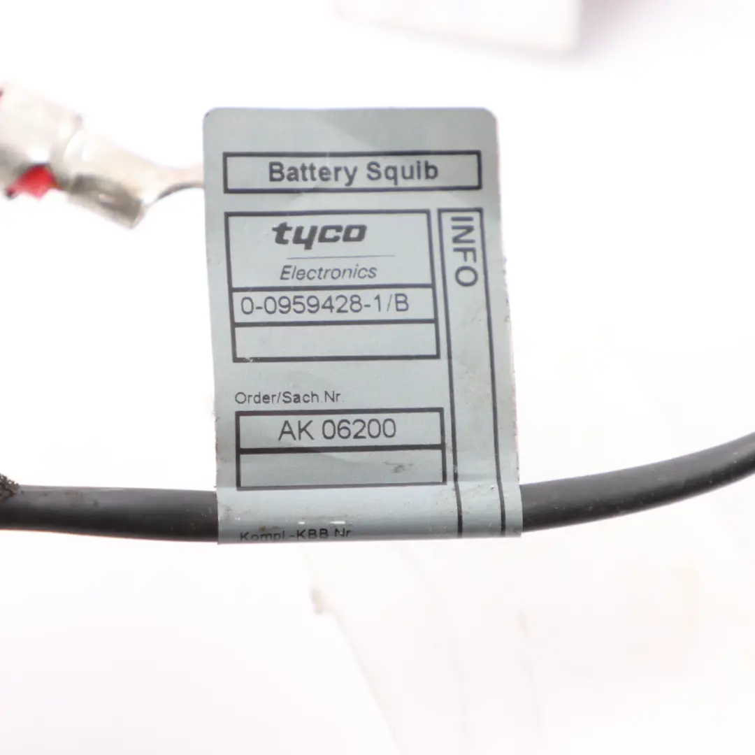 Positive Battery Cable Lead Wire Cable B to Mini Cooper S R52 R53 with Part number 1508927 Mini Cooper S R52 R53 Positive Battery Cable Lead Wire Cable B - SKU 1508927-3 - Part number 1508927