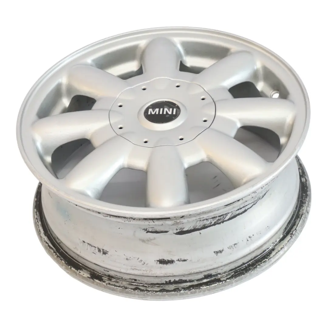 Mini Cooper R50 R52 Silver Wheel Alloy Rim 15" 5,5J ET:45 8-Spoke 82 - SKU 1512347-4 - Part number 1512347