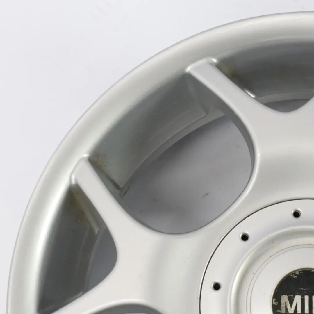 Silber Alu Felge Alufelge 16" 6,5J ET:48 X-Lite 84 für Mini Cooper One R50 R52 R53 mit Teilenummer 1512350 Mini Cooper One R50 R52 R53 Silber Alu Felge Alufelge 16" 6,5J ET:48 X-Lite 84 - SKU 1512350-1 - Teilenummer 1512350