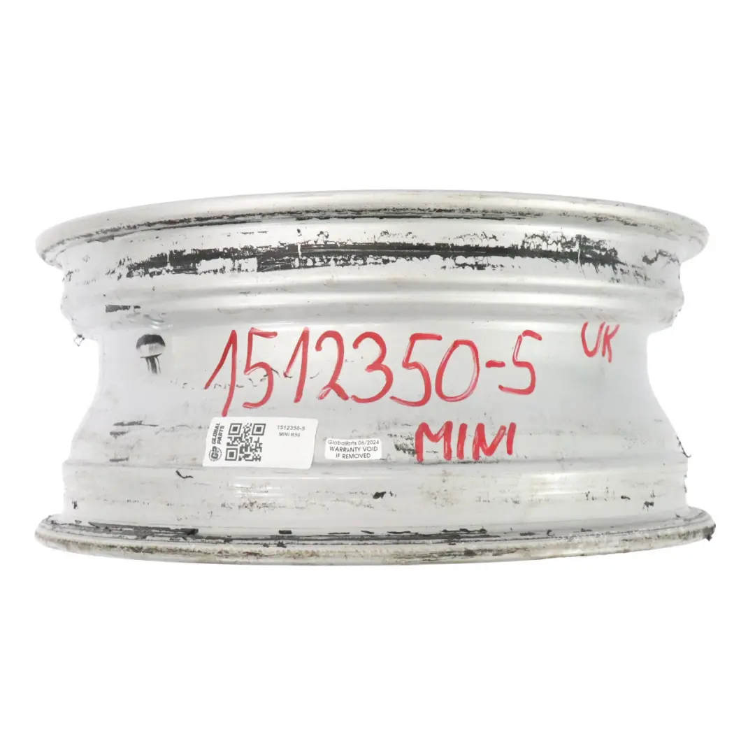 Mini Cooper One R50 R52 R53 Silver Wheel Alloy Rim 16" 6,5J ET:48 X-Lite 84 - SKU 1512350-5 - Part number 1512350