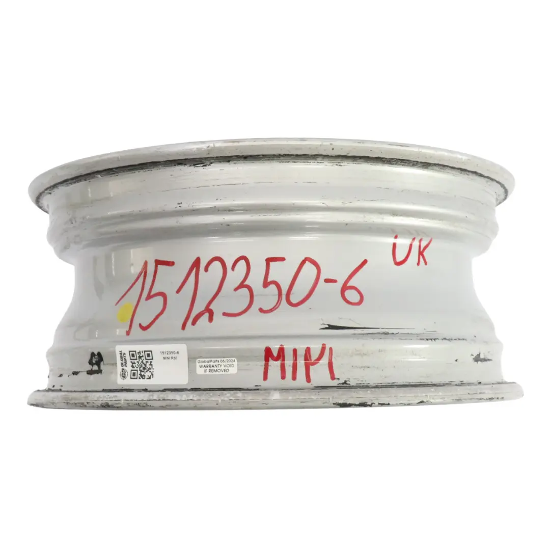 Alloy Rim 16" ET:48 6,5J X-Lite 84 to Mini Cooper One R50 R52 R53 Silver Wheel with Part number 1512350 Mini Cooper One R50 R52 R53 Silver Wheel Alloy Rim 16" ET:48 6,5J X-Lite 84 - SKU 1512350-6 - Part number 1512350