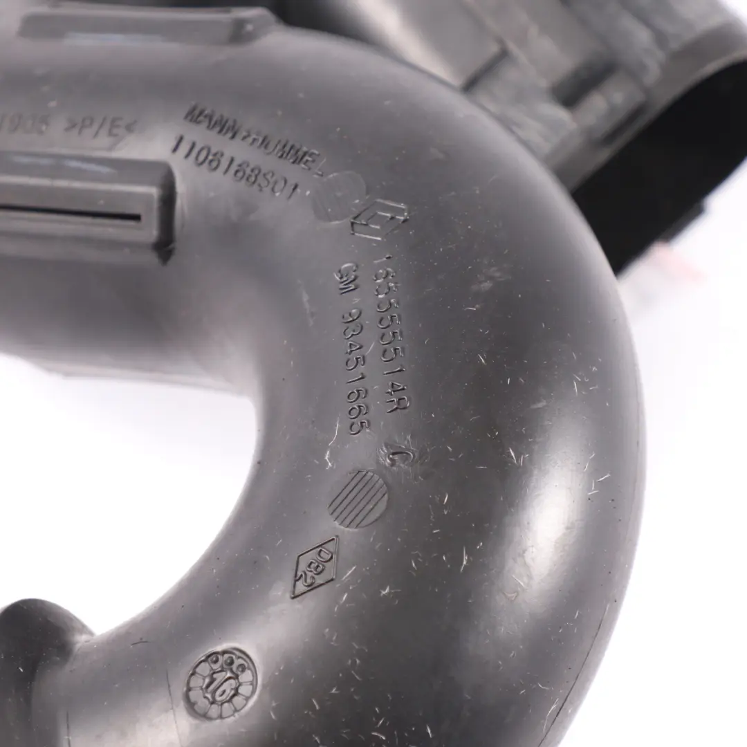 Filter Box Inlet Air Pipe to Renault Trafic III Vauxhall Vivaro B Air with Part number 165555514R Renault Trafic III Vauxhall Vivaro B Air Filter Box Inlet Air Pipe - SKU 165555514R - Part number 165555514R